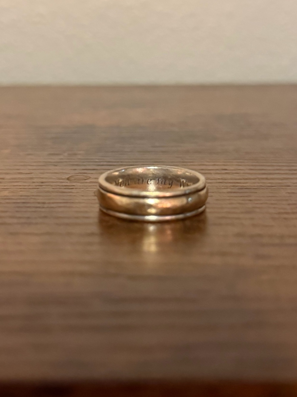 James Avery Narrow Hammered Simplicity Wedding Ring